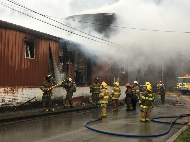 Multiple fire departments respond to blaze at Metco Supply, Leechburg