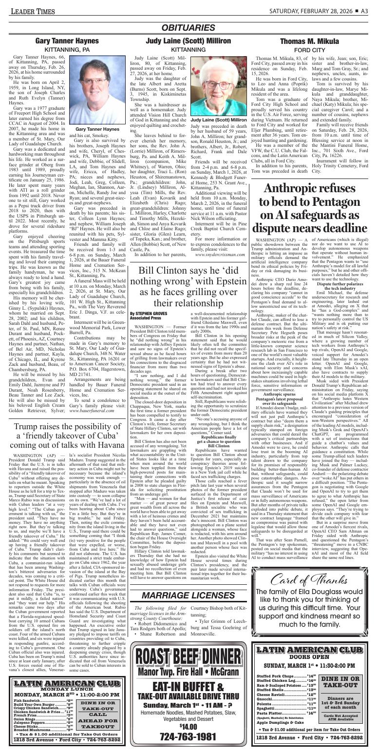 Christopher Rago Page A3 | e-Edition | leadertimes.com