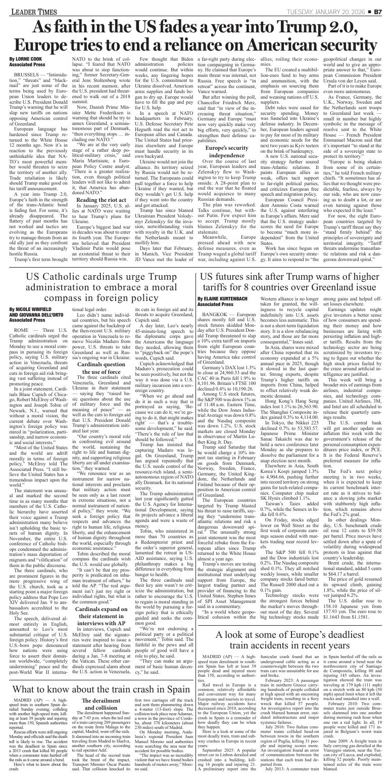 Page B7 | e-Edition | leadertimes.com