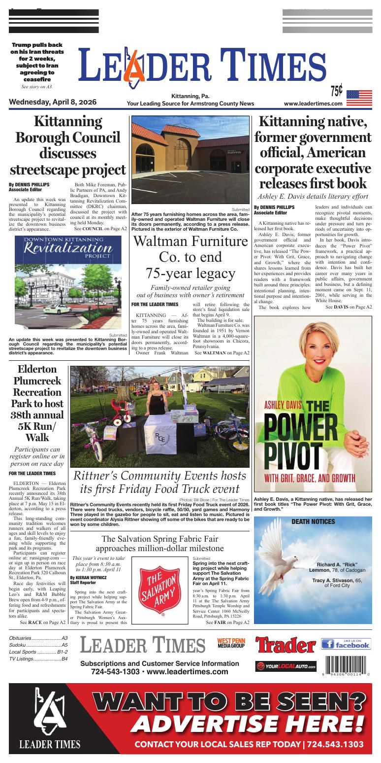 Page A1 | e-Edition | leadertimes.com