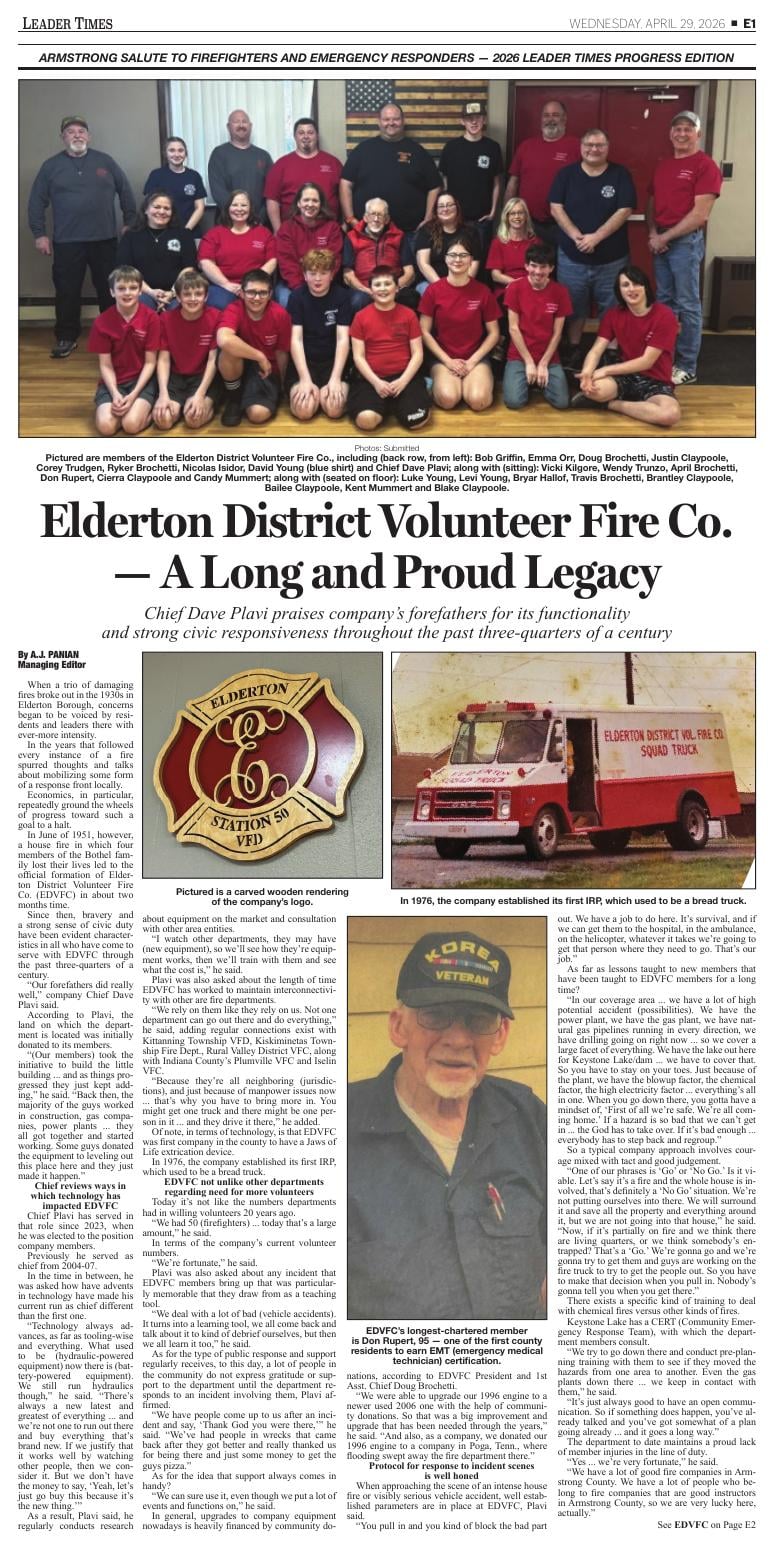 Page E1 | e-Edition | leadertimes.com