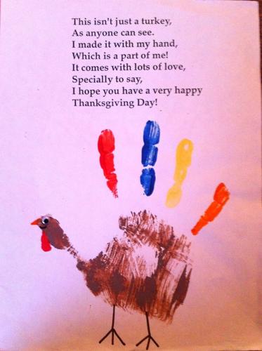 Turkey hand print