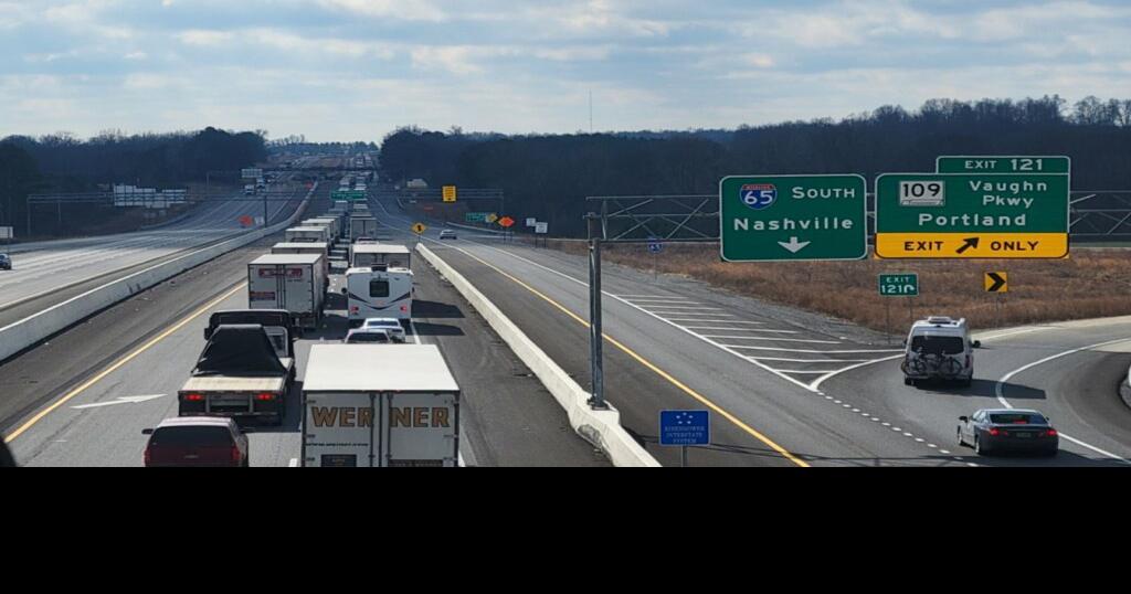 I-65 construction traffic causing traffic congestion in ...