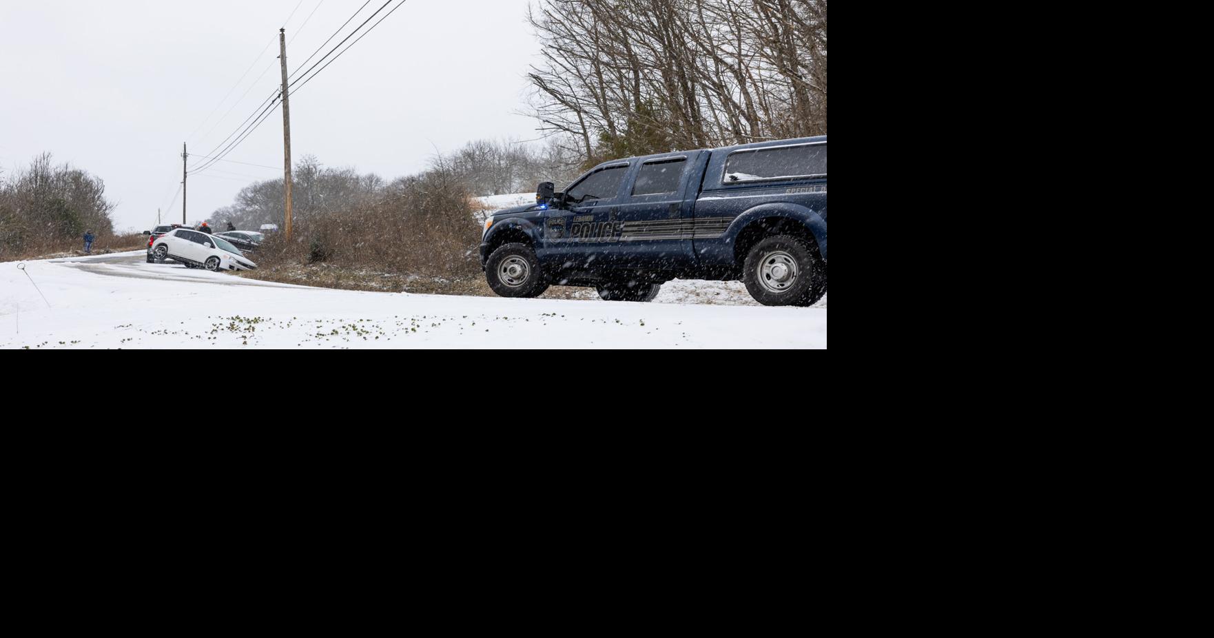 Lebanon roads snow Saturday 1