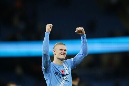 Manchester City striker Erling Haaland