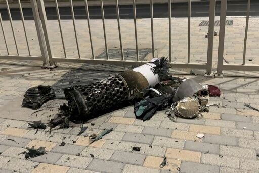 Qatar announced it had intercepted the barrage of missiles which lit up the night sky over Doha