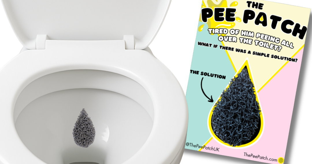 Man invents ‘pee patch’ to stop men splashing urine around toilets