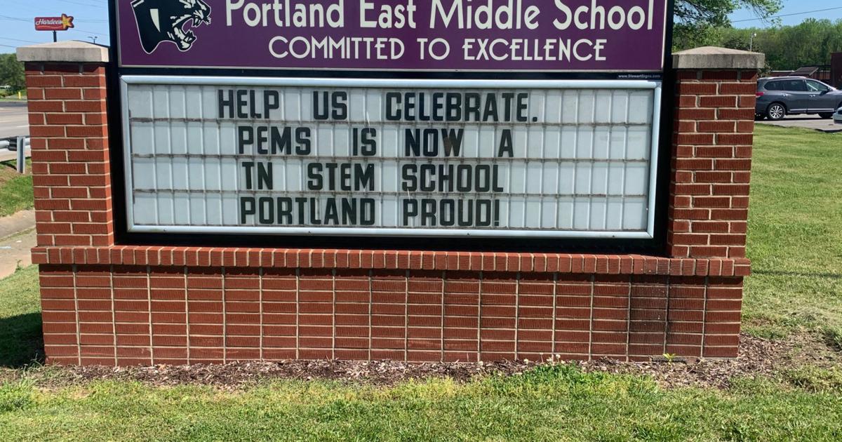 Portland East Middle School receives Tennessee STEM designation
