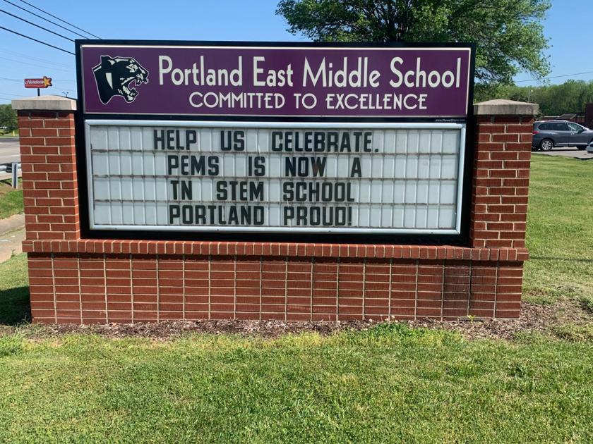 Portland East Middle School receives Tennessee STEM designation