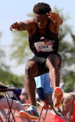 CU’s Iredia leaps to NAIA long jump title