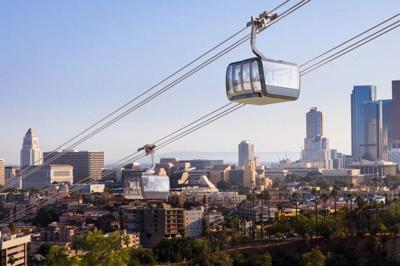 LA Dodger Stadium gondola