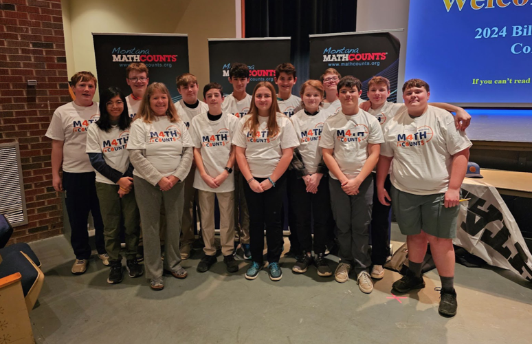 Lewistown Junior High wins Billings Chapter Competition for Mathcounts
