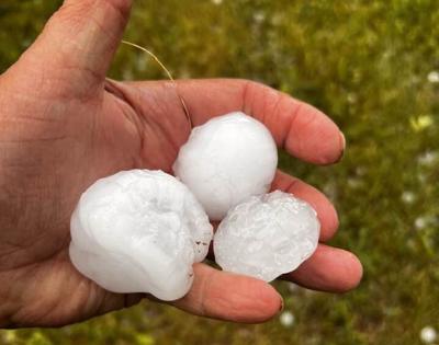 Hail State Bell A 'hail' of a storm: Multiple areas hammered by big hail this weekend ...