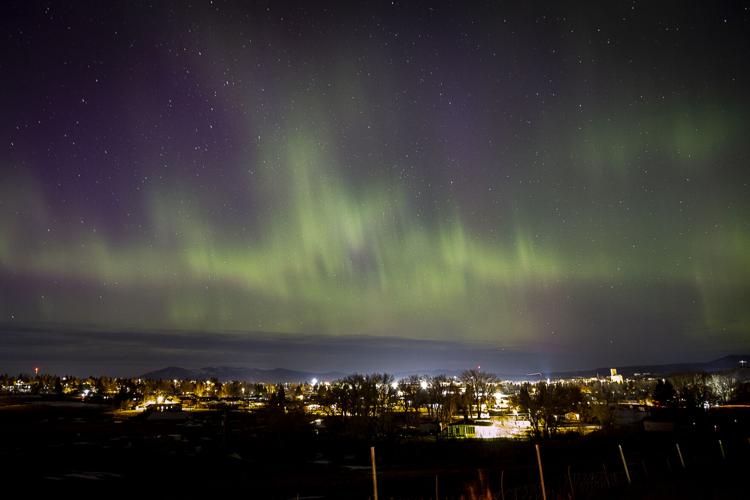 Northern Lights above Lewistown News