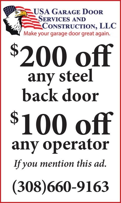 USA Garage Door Services and Construction - Ad from 2026-08-04