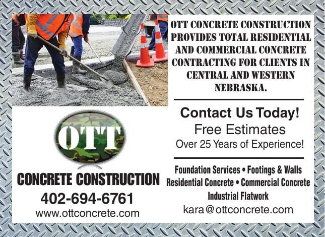 OTT CONCRETE CONSTRUCTION - KEARNEY - Ad from 2026-09-26