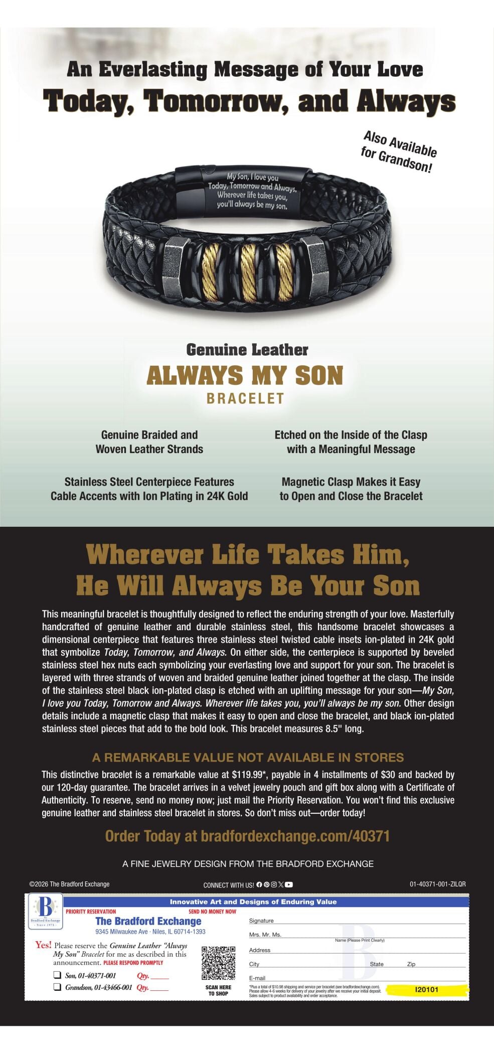 BRADFORD EXCHANGE - MIDWEST LISTS AND MEDIA - Ad from 2026-04-11