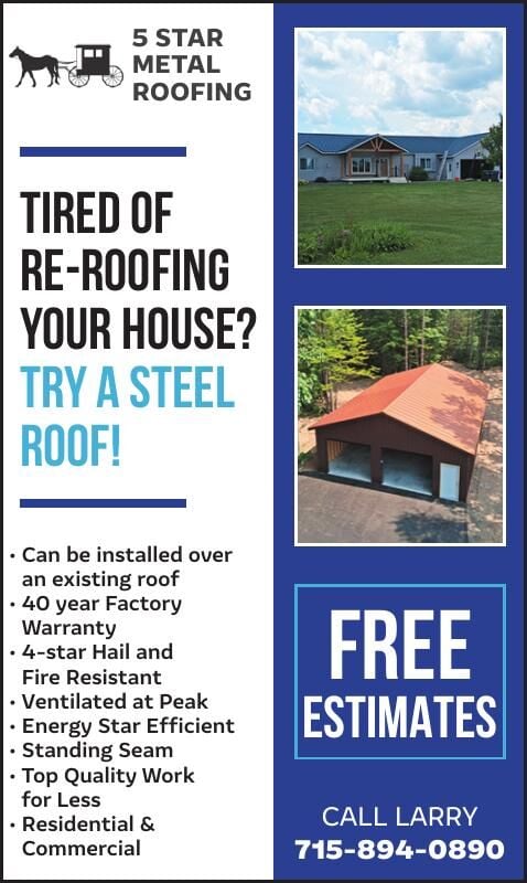 Larry 5 star metal roofing - Ad from 2026-09-05