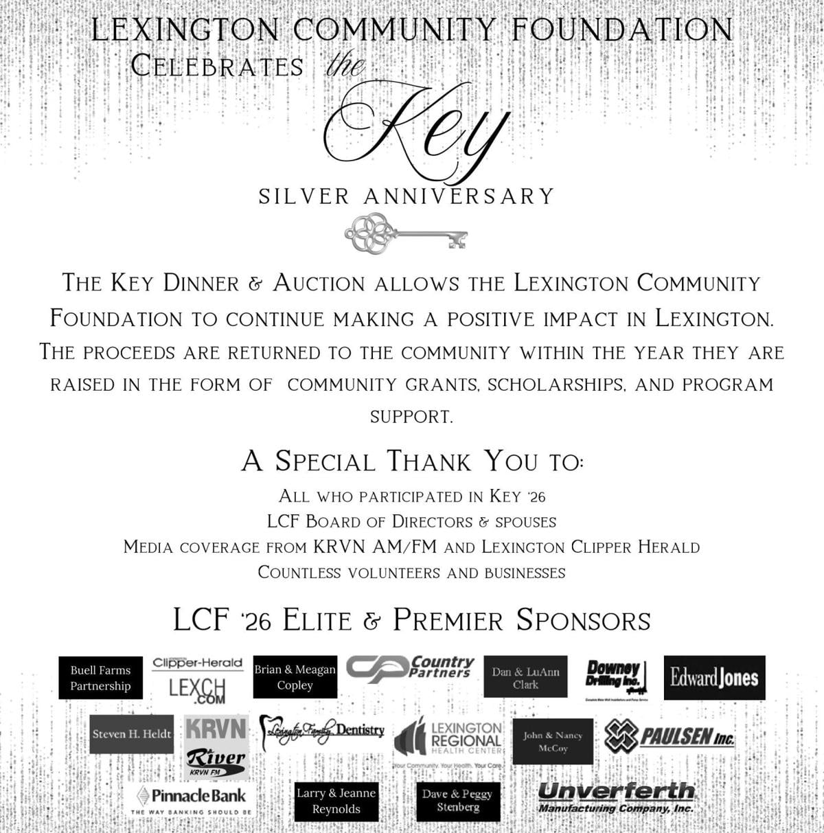 LEXINGTON FOUNDATION - Ad from 2026-04-14