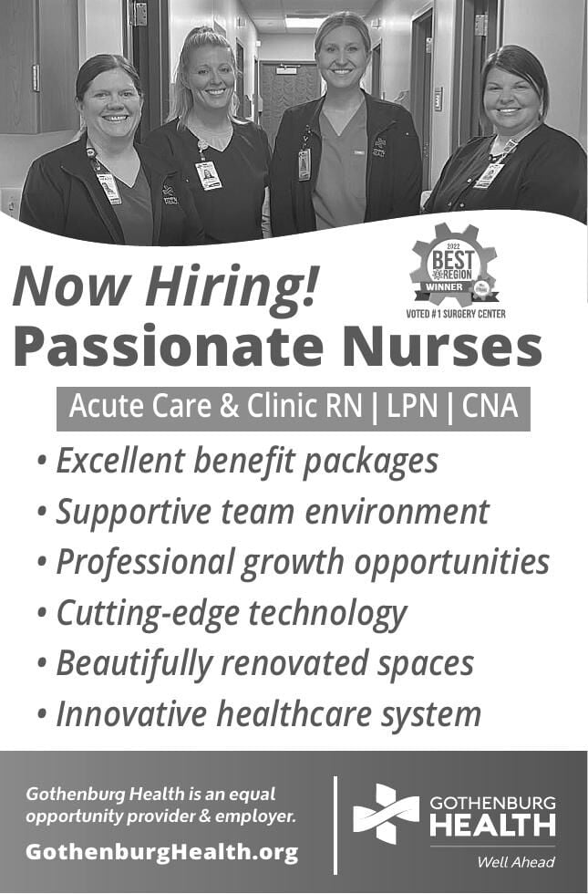 Roxanne Converse-Whiting Gothenburg Health - HR - Ad from 2026-05-02