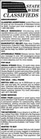 STATEWIDE CLASSIFIEDS - Ad from 2026-06-27