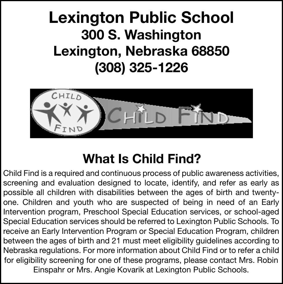 LEXINGTON PUBLIC SCHOOLS - Ad from 2026-10-31