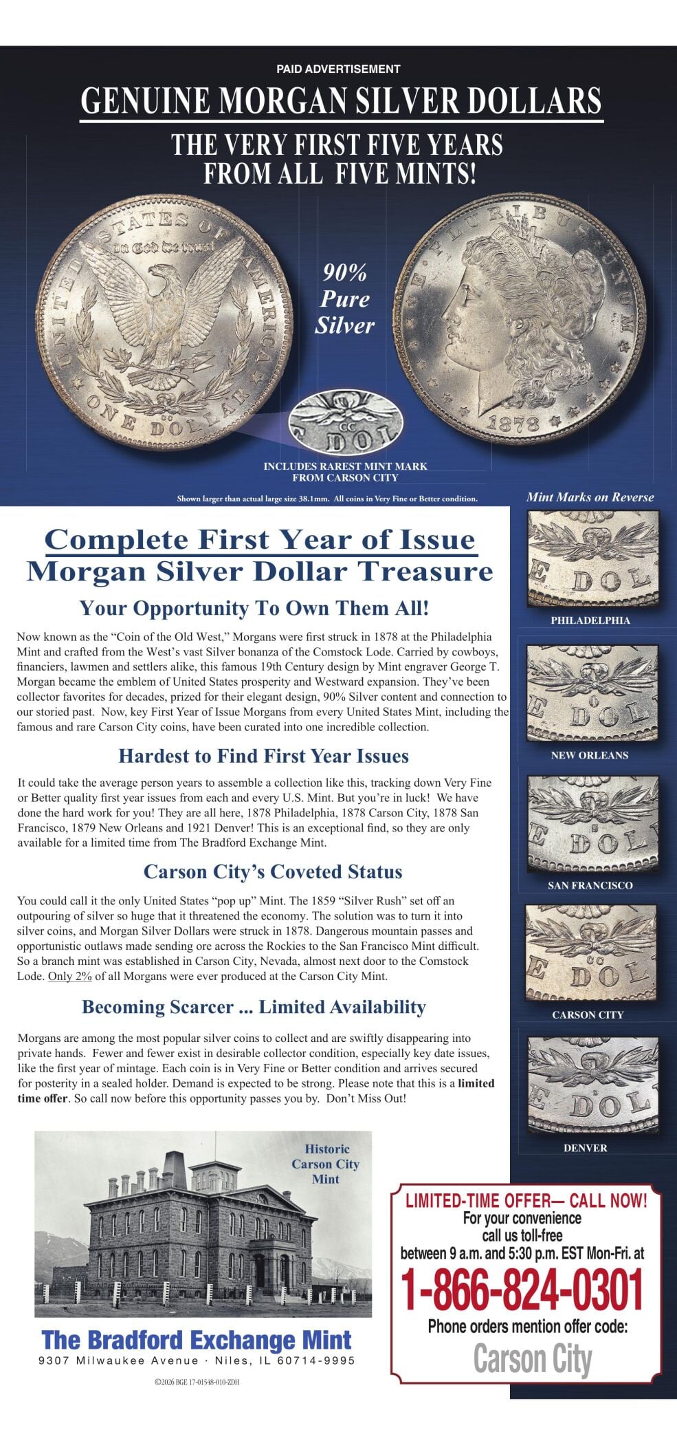 BRADFORD EXCHANGE - MIDWEST LISTS AND MEDIA - Ad from 2026-07-28