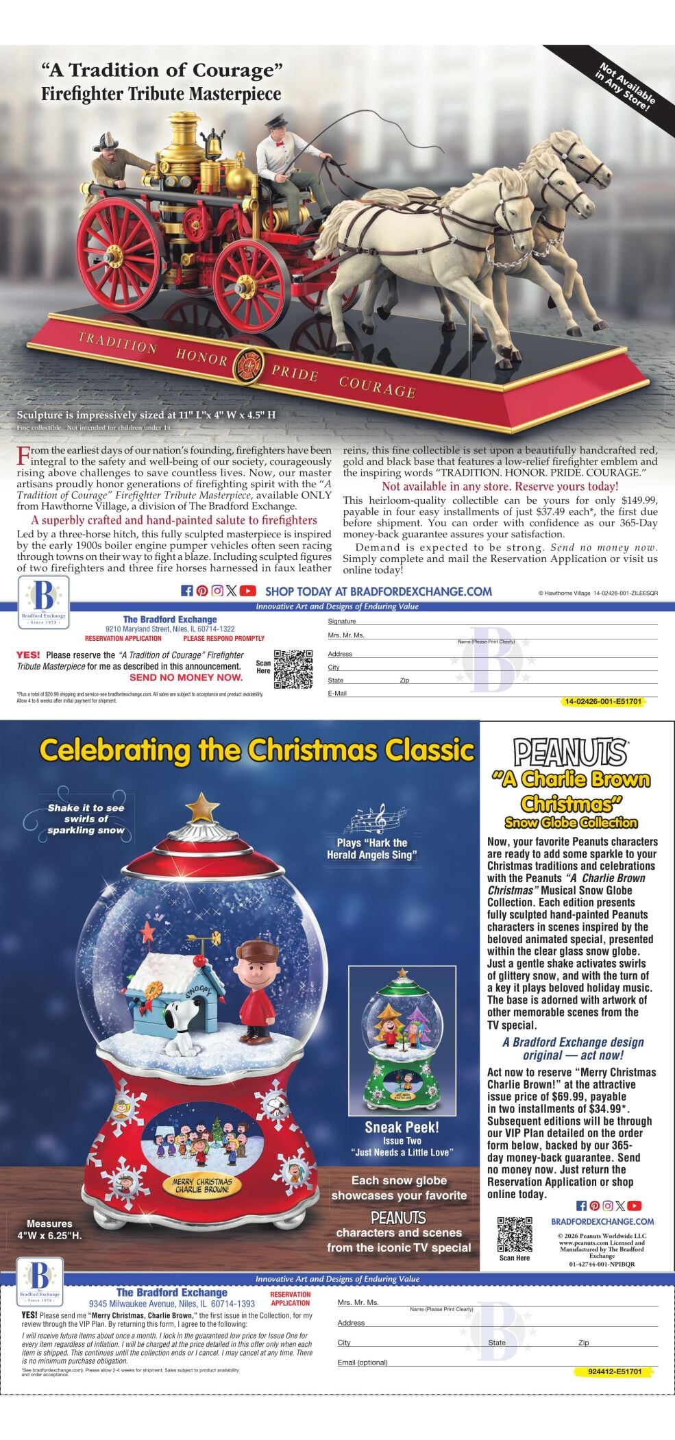 BRADFORD EXCHANGE - MIDWEST LISTS AND MEDIA - Ad from 2026-07-14