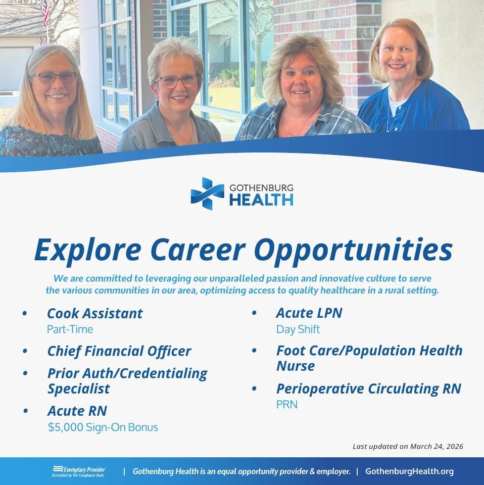 Roxanne Converse-Whiting Gothenburg Health - HR - Ad from 2026-03-28