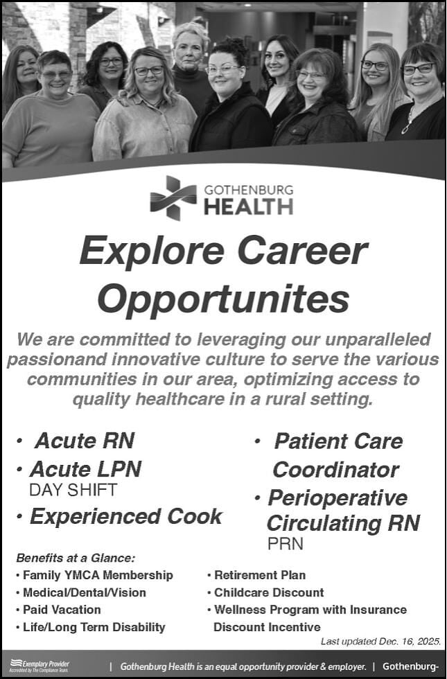 Roxanne Converse-Whiting Gothenburg Health - HR - Ad from 2026-05-09