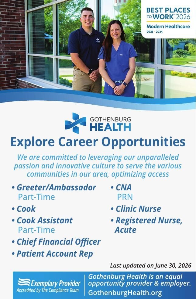 Roxanne Converse-Whiting Gothenburg Health - HR - Ad from 2026-07-04