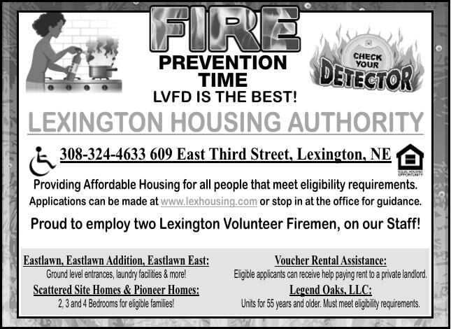 LEXINGTON HOUSING AUTH - Ad from 2026-10-03