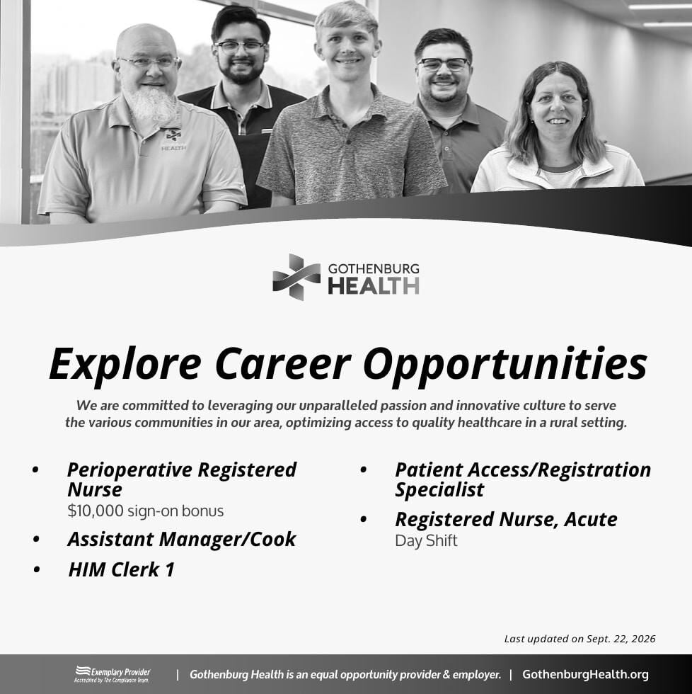 Roxanne Converse-Whiting Gothenburg Health - HR - Ad from 2026-09-26