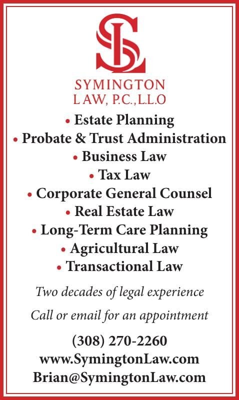 Symington Law, P.C., L.L.O. - Ad from 2026-03-21