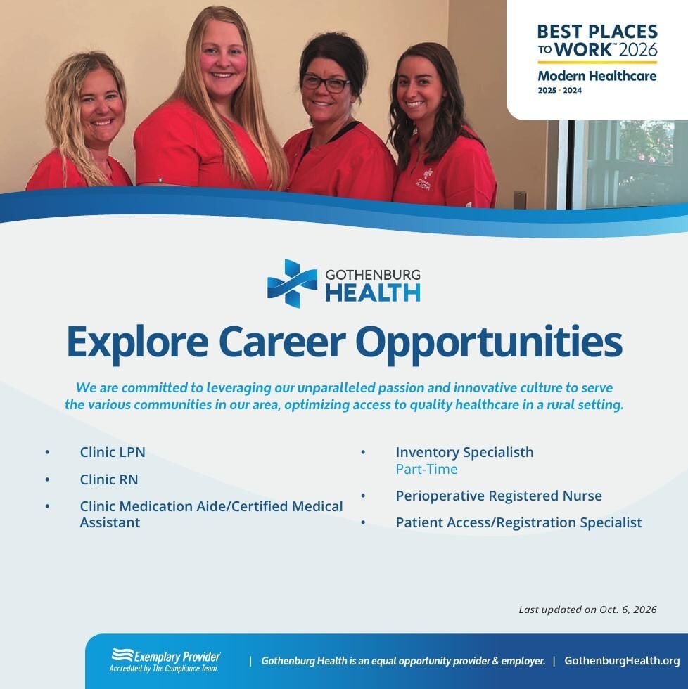 Roxanne Converse-Whiting Gothenburg Health - HR - Ad from 2026-10-10