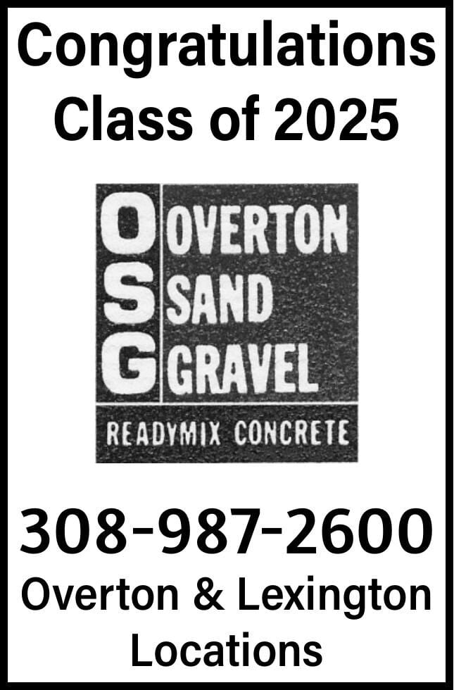 OVERTON SAND & GRAVEL - Ad from 2026-05-09