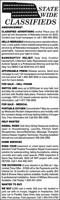 STATEWIDE CLASSIFIEDS - Ad from 2026-04-04