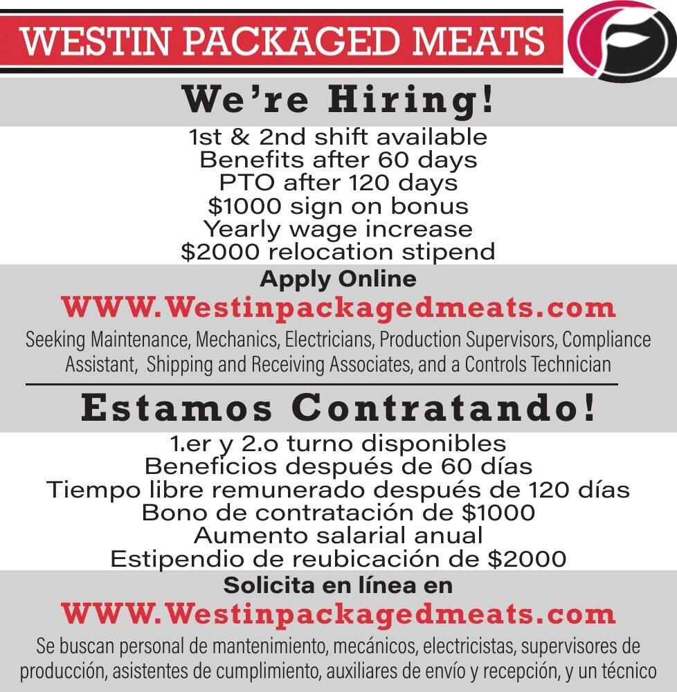 Westin Packaged Meats - Ad from 2026-04-04