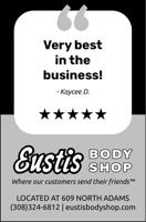 EUSTIS BODY SHOP - Ad from 2024-04-20