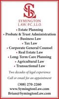 Symington Law, P.C., L.L.O. - Ad from 2026-03-28