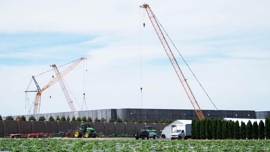 Construction continues on a massive data center campus along South Lincoln Avenue in Vineland, NJ on Tuesday, June 9, 2026.
