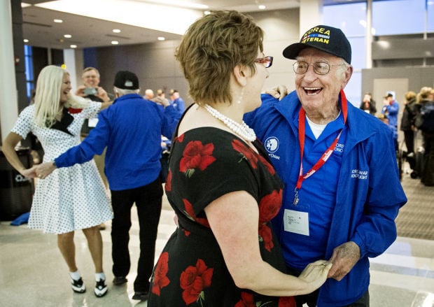 Korean War Veterans Honor Flight, 03/25/2014