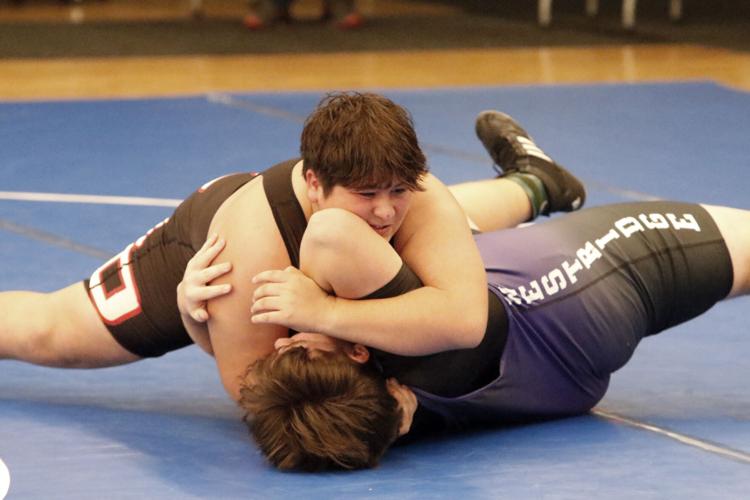 Cozad Middle School wrestlers at Kearney
