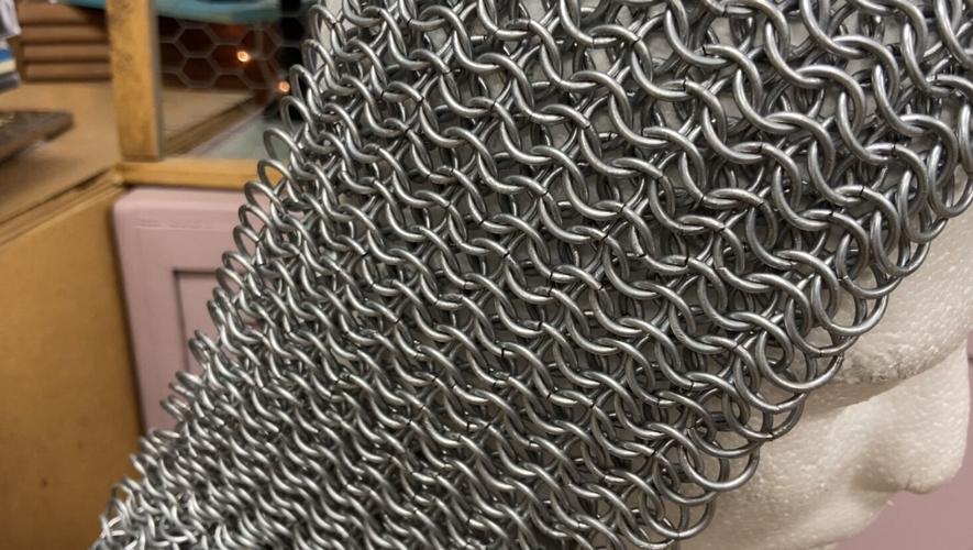 One ring at a time: Gering businessman crafts medieval armor