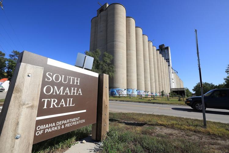 Grain ''silos' at 34th and Vinton