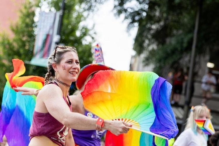 The Pridefest parade passes through downtown Athens, Ga., on Saturday, June 6, 2026. Presented by Athens Pride & Queer Collective, the annual event included a parade, live entertainment and local vendors.