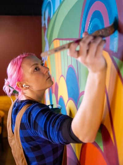 Hub Cafe mural, 1.23