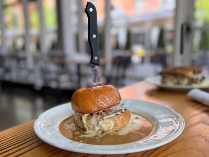 The Dirty French burger at Sacred Beast, in Over-the-Rhine.