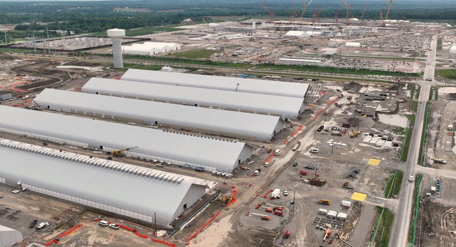 A so-called data center development zone in Licking County, Ohio.