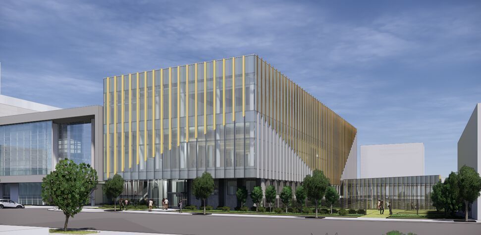 View from 11th and Douglas, looking north with greenspace - Rendering.jpeg